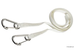 Cordone ombelicale 2,5 m con 2 moschettoni